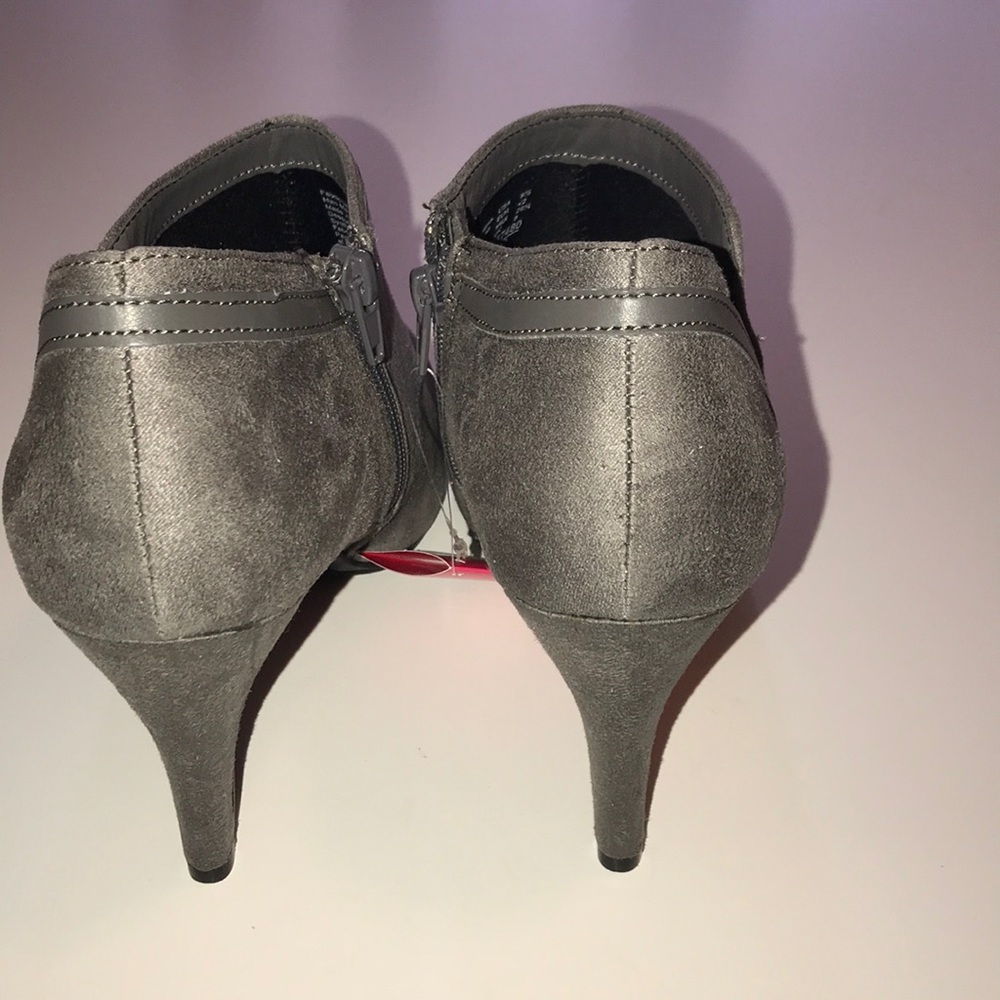 Grey Suede Booties - Picture 3 of 4